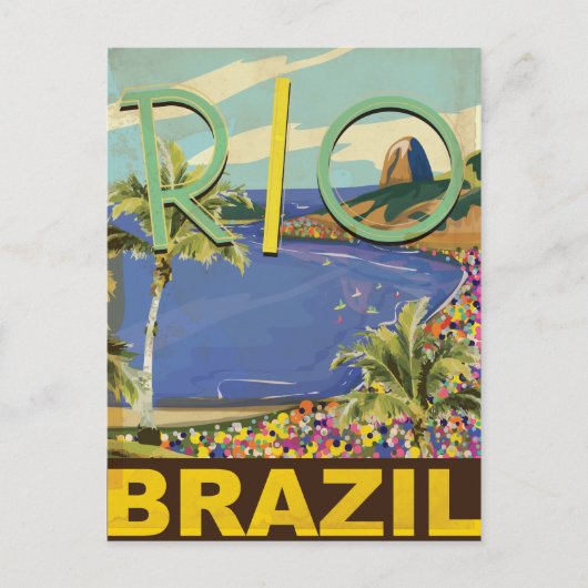 Brazilië - Rio De Janeiro Briefkaart (Voorkant)