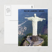 Brazilië Rio De Janeiro christ (St.K.) Briefkaart (Voorkant / Achterkant)