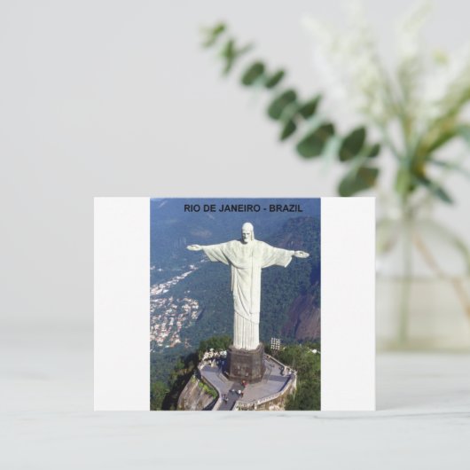 Brazilië Rio De Janeiro christ (St.K.) Briefkaart (Staand voorkant)