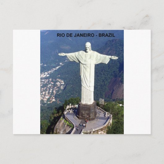 Brazilië Rio De Janeiro christ (St.K.) Briefkaart (Voorkant)
