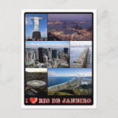 Brazilië - Rio de Janeiro - I Love - Briefkaart (Voorkant)