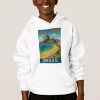 Brazilië Rio De Janeiro Originele Kunst Hoodie