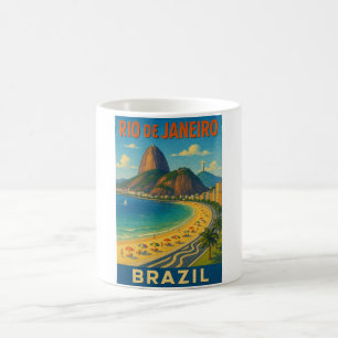 Brazilië Rio de Janeiro Originele kunstwerk Mok