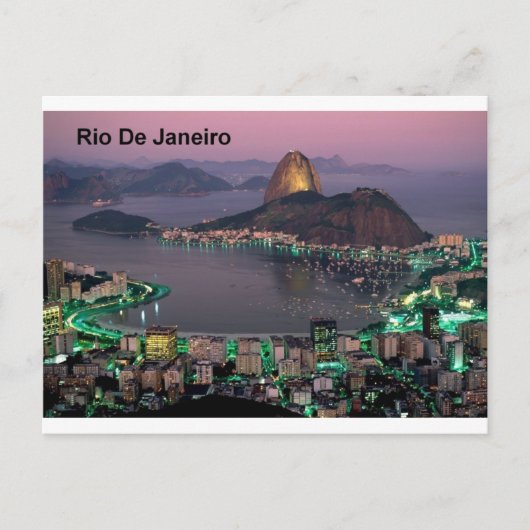 Brazilië Rio de Janeiro Sugar Loaf Mountain (St.K. Briefkaart (Voorkant)