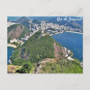 Brazilië Rio de Janeiro Sugarloaf Mountain Travel Briefkaart