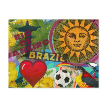 Brazilië Rio de Janiero Sun Travel Kleurrijke kuns