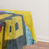 Brazilië Rio de Janiero Sun Travel Kleurrijke kuns Tafelkleed (Voorbeeld)