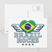 Brazilië Rocks v2 Briefkaart (Voorkant / Achterkant)