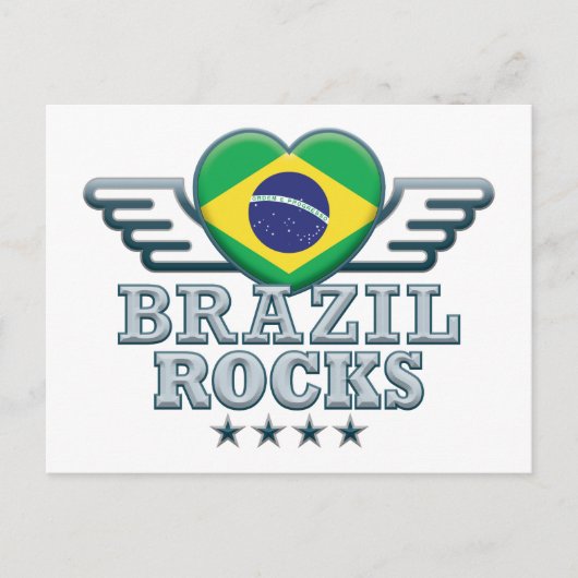 Brazilië Rocks v2 Briefkaart (Voorkant)