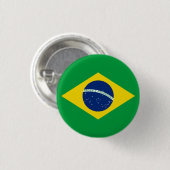 Brazilië Ronde Button 3,2 Cm (Voorkant /achterkant)