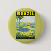 Brazilië Ronde Button 5,7 Cm (Voorkant)