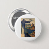 Brazilië Ronde Button 5,7 Cm (Voorkant /achterkant)