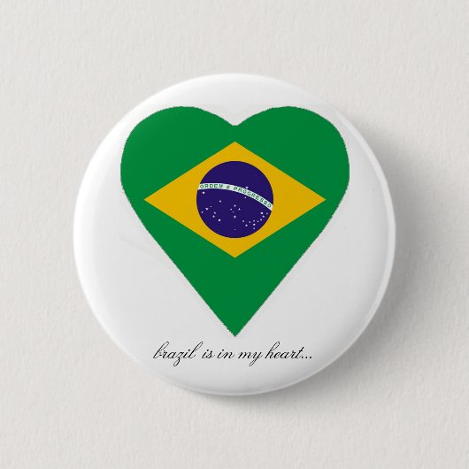 BRAZILIË RONDE BUTTON 5,7 CM (Voorkant)
