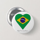 BRAZILIË RONDE BUTTON 5,7 CM (Voorkant /achterkant)