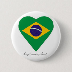 BRAZILIË RONDE BUTTON 5,7 CM