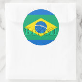 Brazilië Ronde Sticker (Tas)