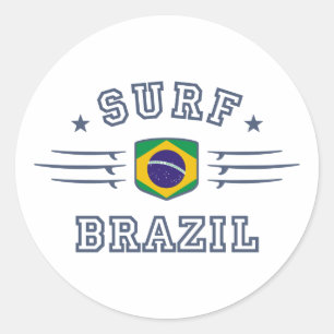 Brazilië Ronde Sticker