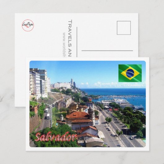 Brazilië - Salvador - Bahia - Briefkaart (Voorkant / Achterkant)