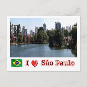 Brazilië - Sao Paulo - I Love - Ibirapuera - Briefkaart