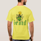 Brazilië Schild 2side T-shirt (Achterkant)