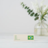 Brazilië - Skinny Mini Visitekaartje (Staand voorkant)