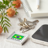 Brazilië Sleutelhanger (Zijkant)