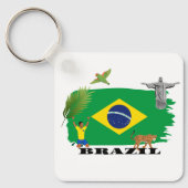 Brazilië  sleutelhanger (Voorkant)