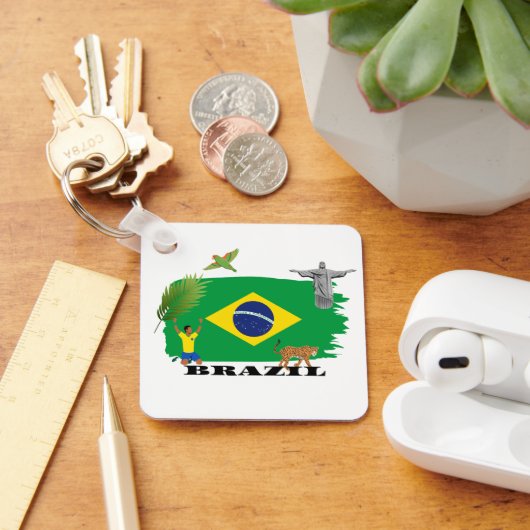 Brazilië  sleutelhanger (Bureau)