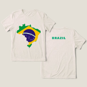 BRAZILIË Speciale Gift Zwart Toeristische Classic Tri-Blend Shirt