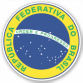 Brazilië Sticker (Voorkant)