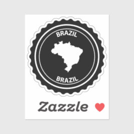 Brazilië Sticker