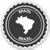 Brazilië Sticker (Voorkant)