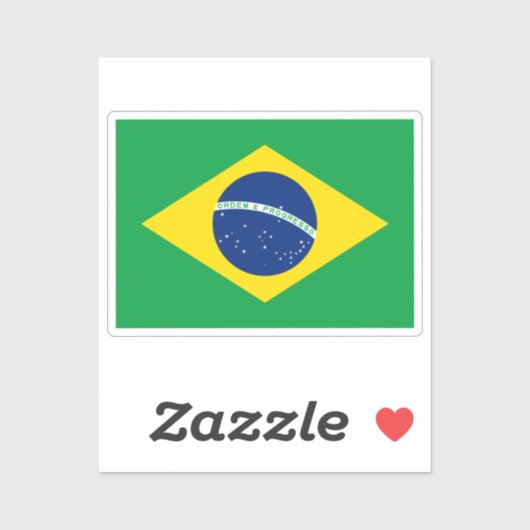 Brazilië Sticker (Vel)