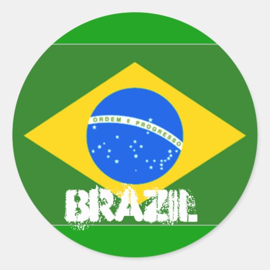 Brazilië Sticker (Voorkant)