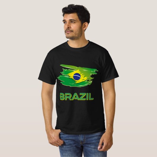 Brazilië T-shirt (Voorkant volledig)
