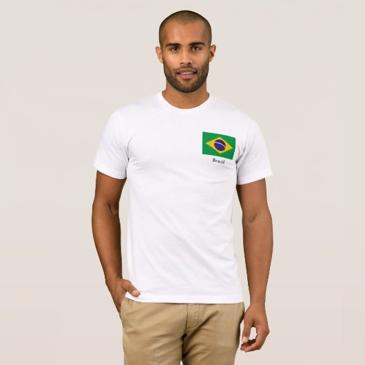 brazilië t-shirt (Voorkant volledig)