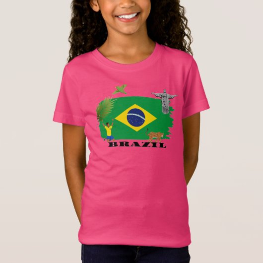 BRAZILIË T-SHIRT (Voorkant)