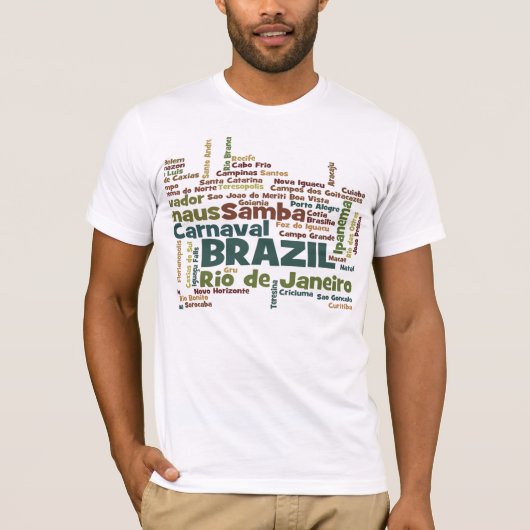 BRAZILIË T-SHIRT (Voorkant)
