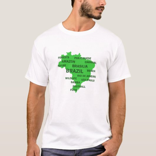 Brazilië T-shirt (Voorkant)