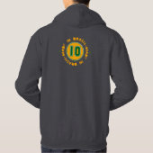 Brazilië team 10 hoodie (Achterkant)