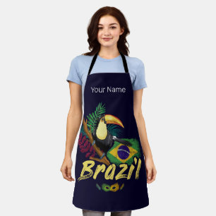 Brazilië  Toucan Flag Samba Masker Souvenir Schort