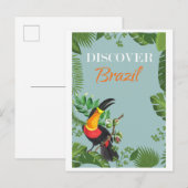 Brazilië Toucan Rainforest Travel Briefkaart (Voorkant / Achterkant)