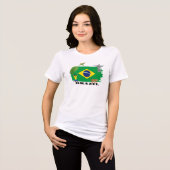 BRAZILIË Tri-Blend SHIRT (Voorkant volledig)