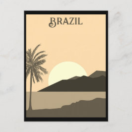 Brazilië Tropical Beach Ocean Travel Briefkaart
