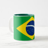 Brazilië Tweekleurige Koffiemok (Voorkant links)