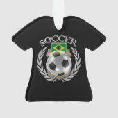Brazilië Ventilator 2016 Ornament (achterkant)
