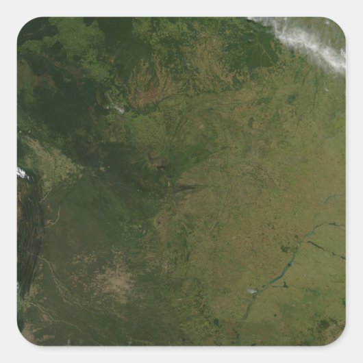 Brazilië Vierkante Sticker (Voorkant)