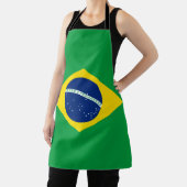 Brazilië vlag All-Over Print Apron Schort (Insitu)