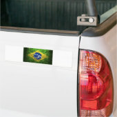 Brazilië-vlag- Bumpersticker (Op Truck)