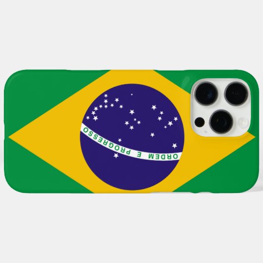 Brazilië Vlag  Case-Mate iPhone Case (Achterkant (horizontaal))
